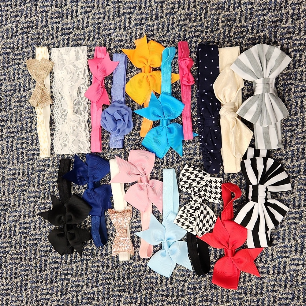 Baby headband bow lot